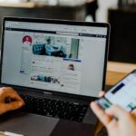 Social media management workflow on desktop and mobile devices