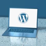 WordPress website on a laptop representing a modern plugin stack for SEO security backups and performance