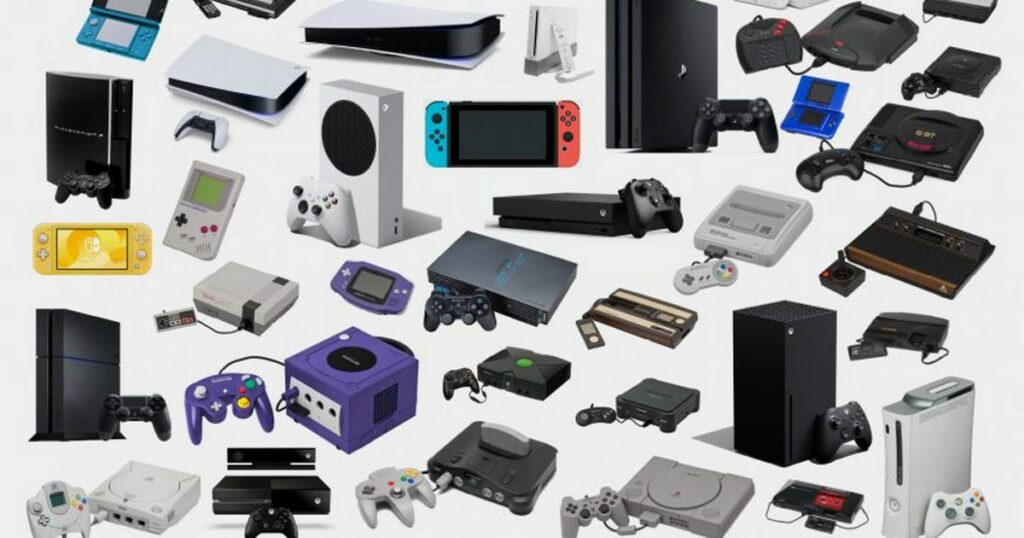 retro game consoles 4th, 5th, 6th, 7th and 8th