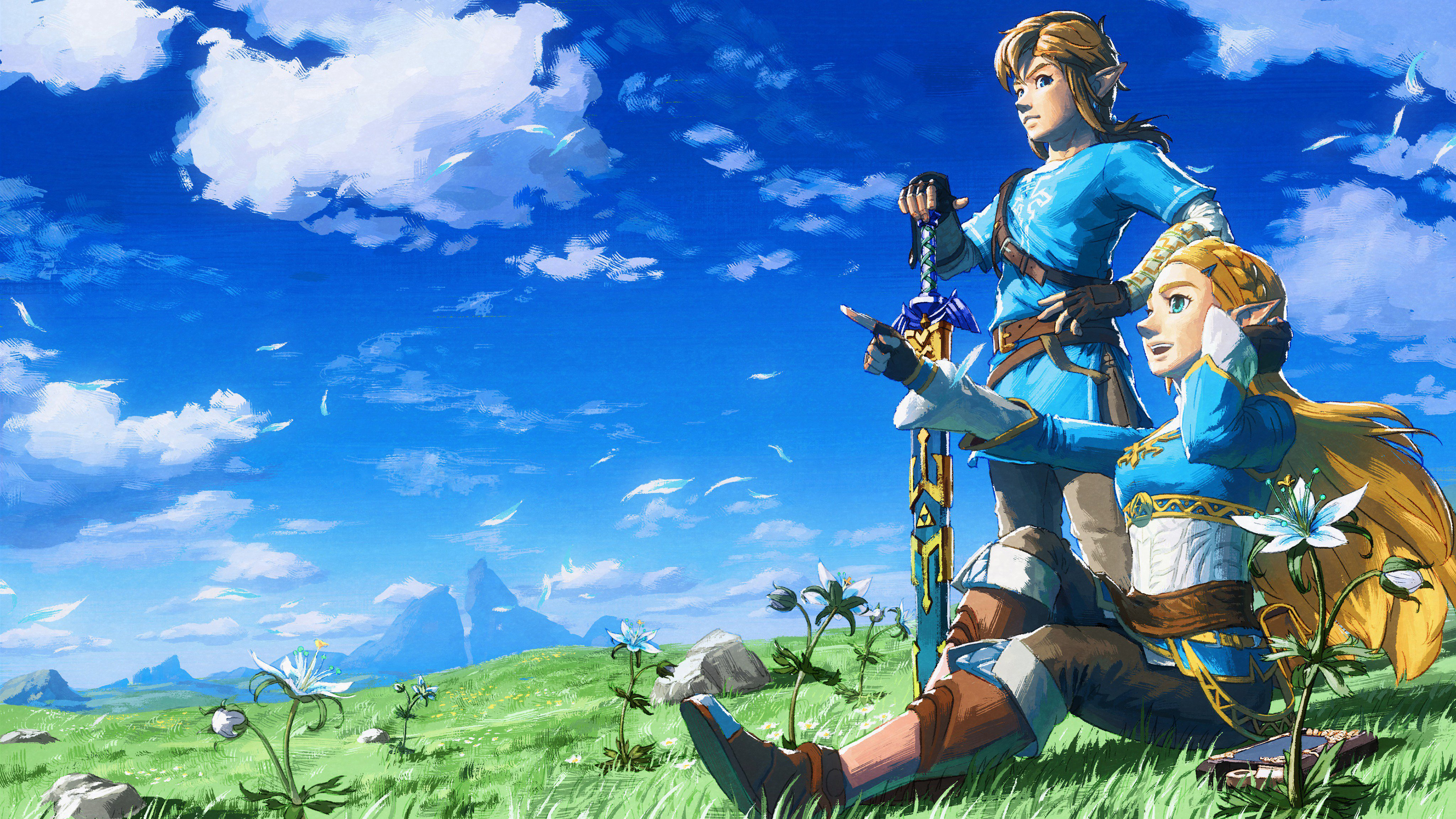 The Legend of Zelda Breath of the Wild game art