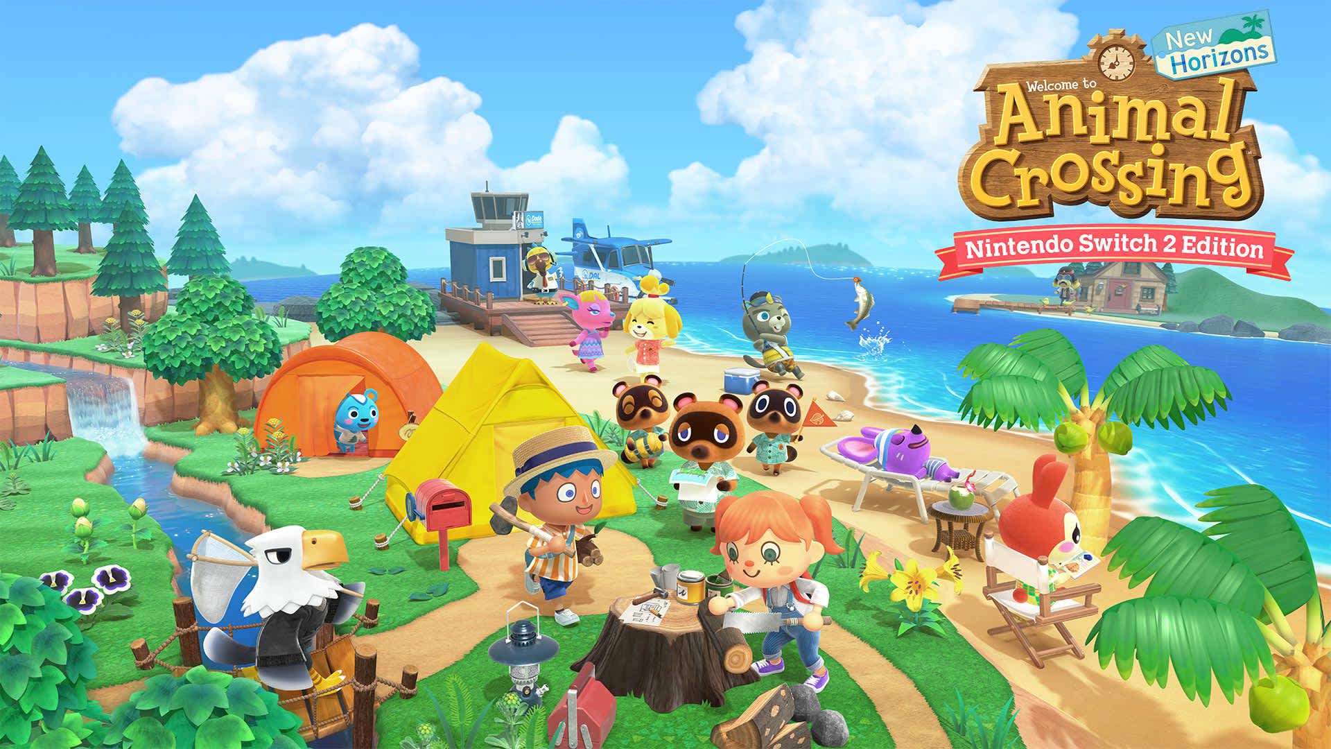 Animal Crossing New Horizons Nintendo Switch 2 Edition game art