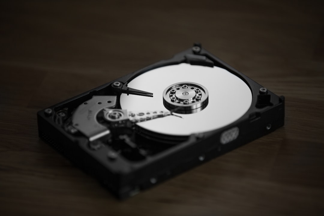 Hard drive representing a destination device for Windows File Recovery