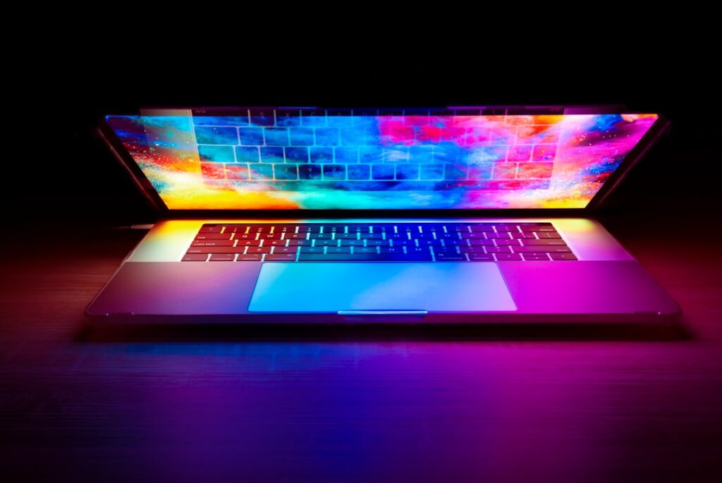 Laptop for a domain name and web hosting guide