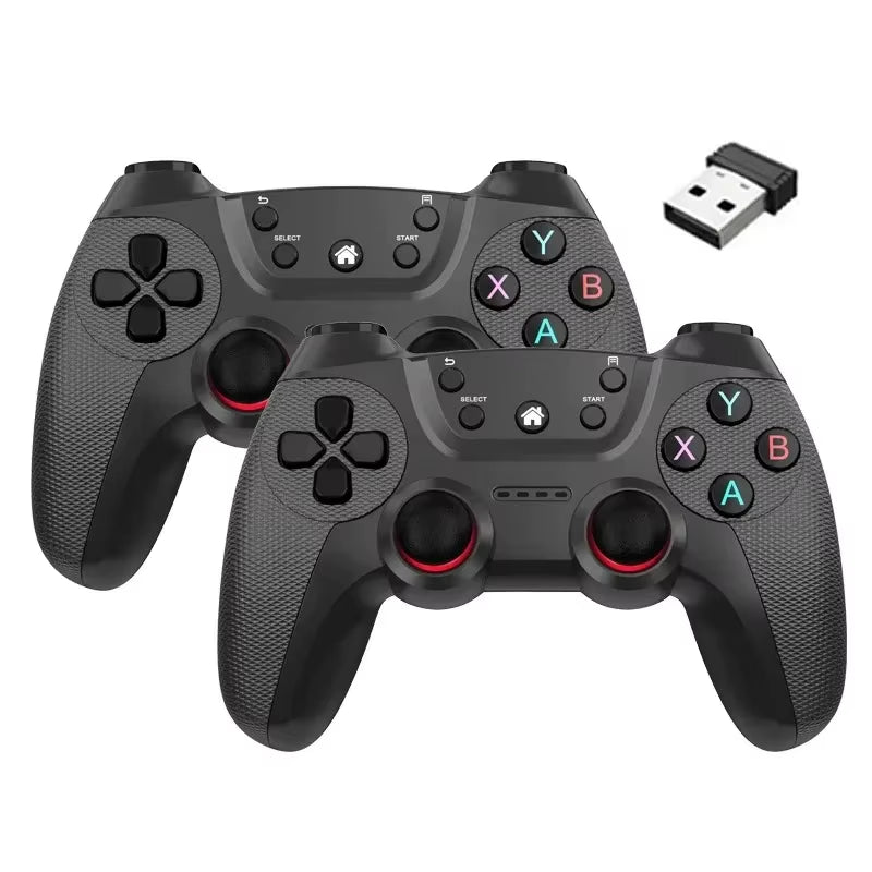 Dual game controller set for Android TV, Linux and PC gaming