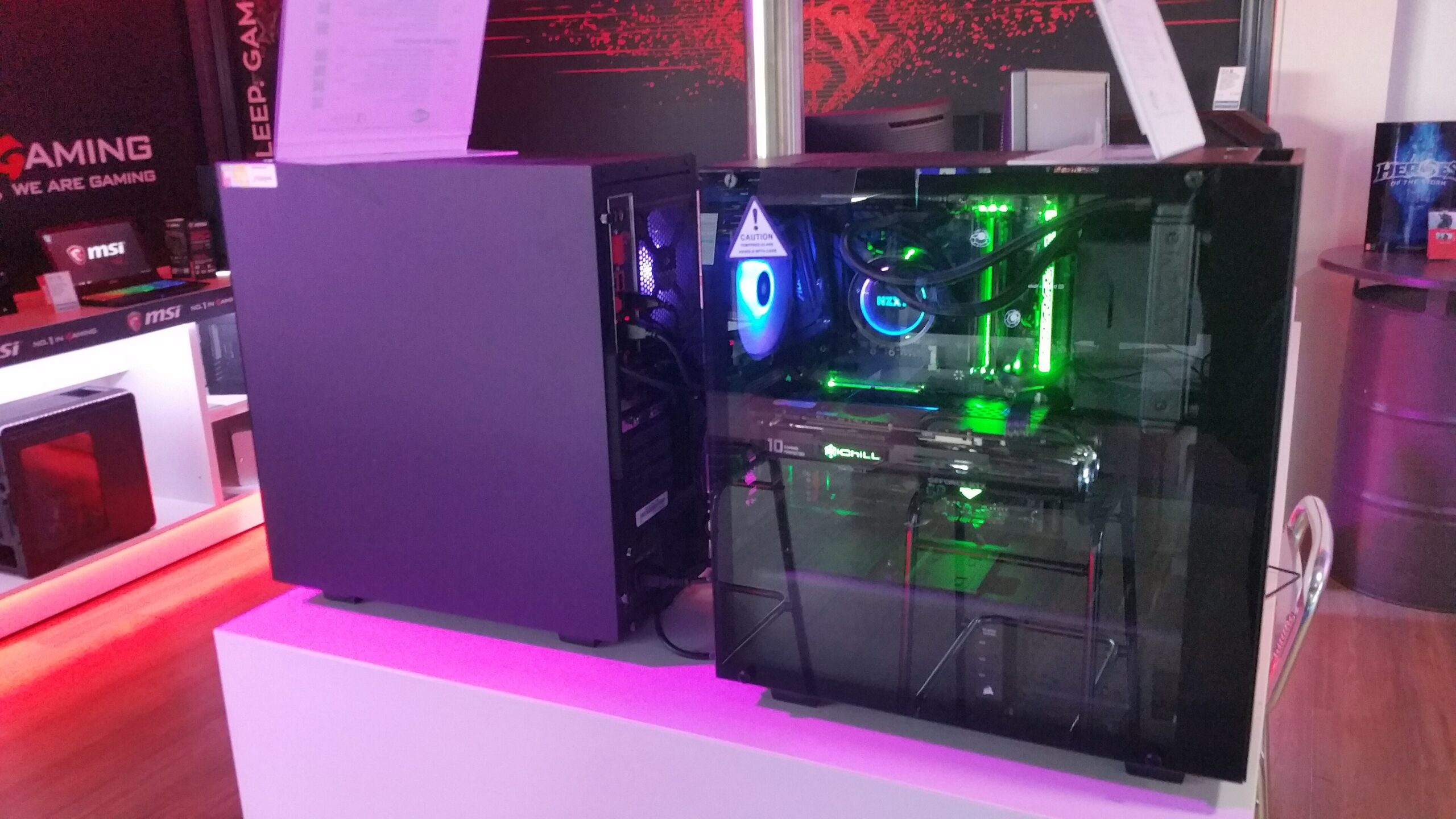 Gaming desktop PC used to compare console gaming with PC gaming in 2026
