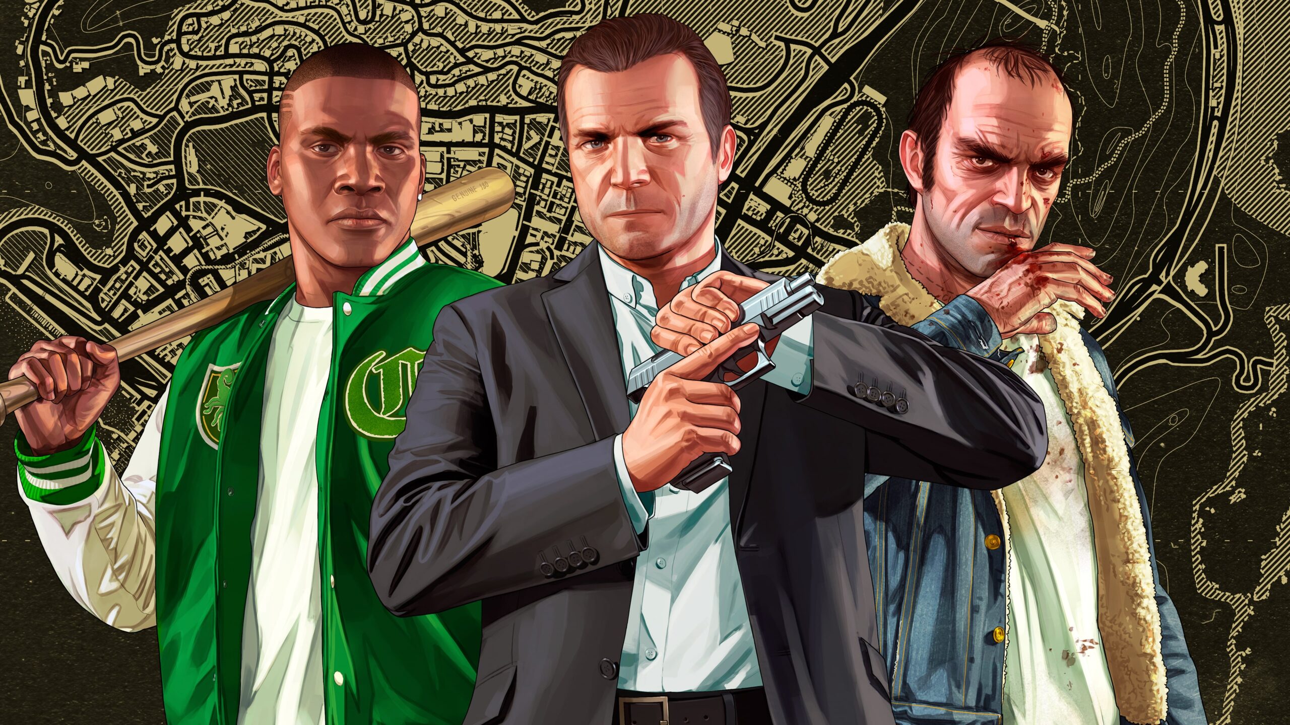Grand Theft Auto V game art for PlayStation 5