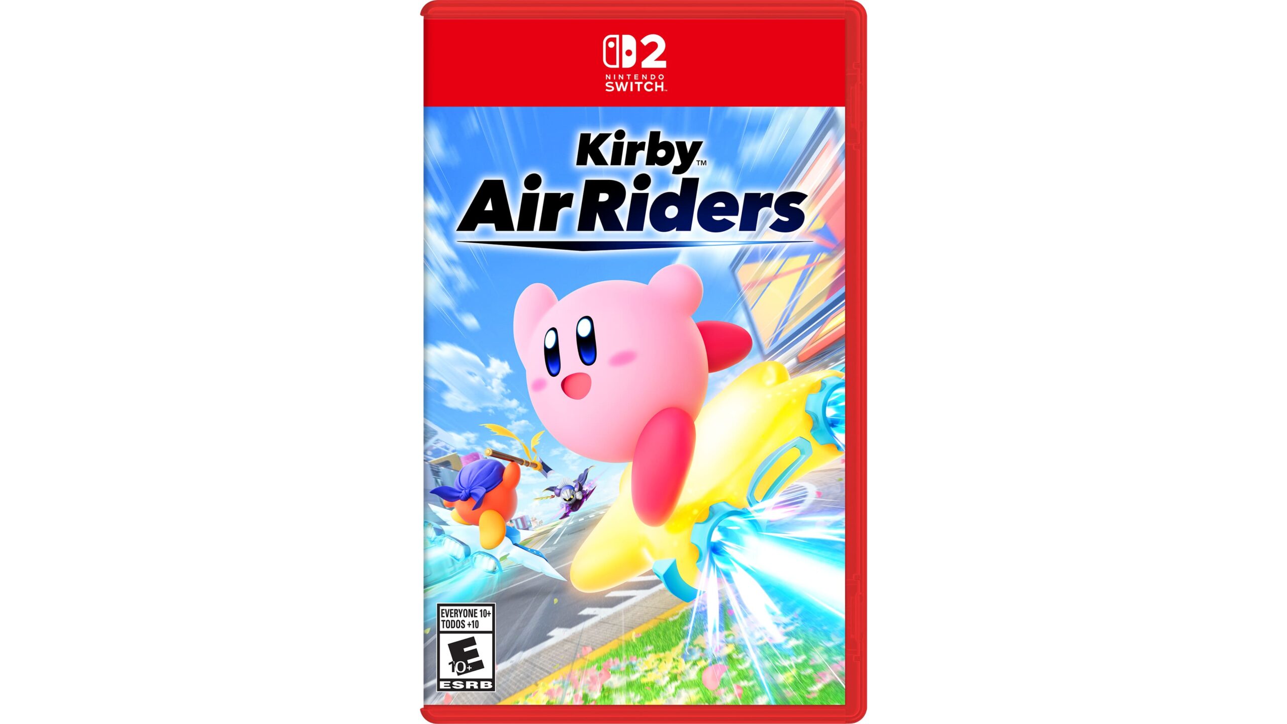 Kirby Air Riders Nintendo Switch 2 box art