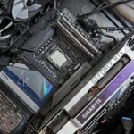 Computer motherboard components for RAM and SSD upgrade planning