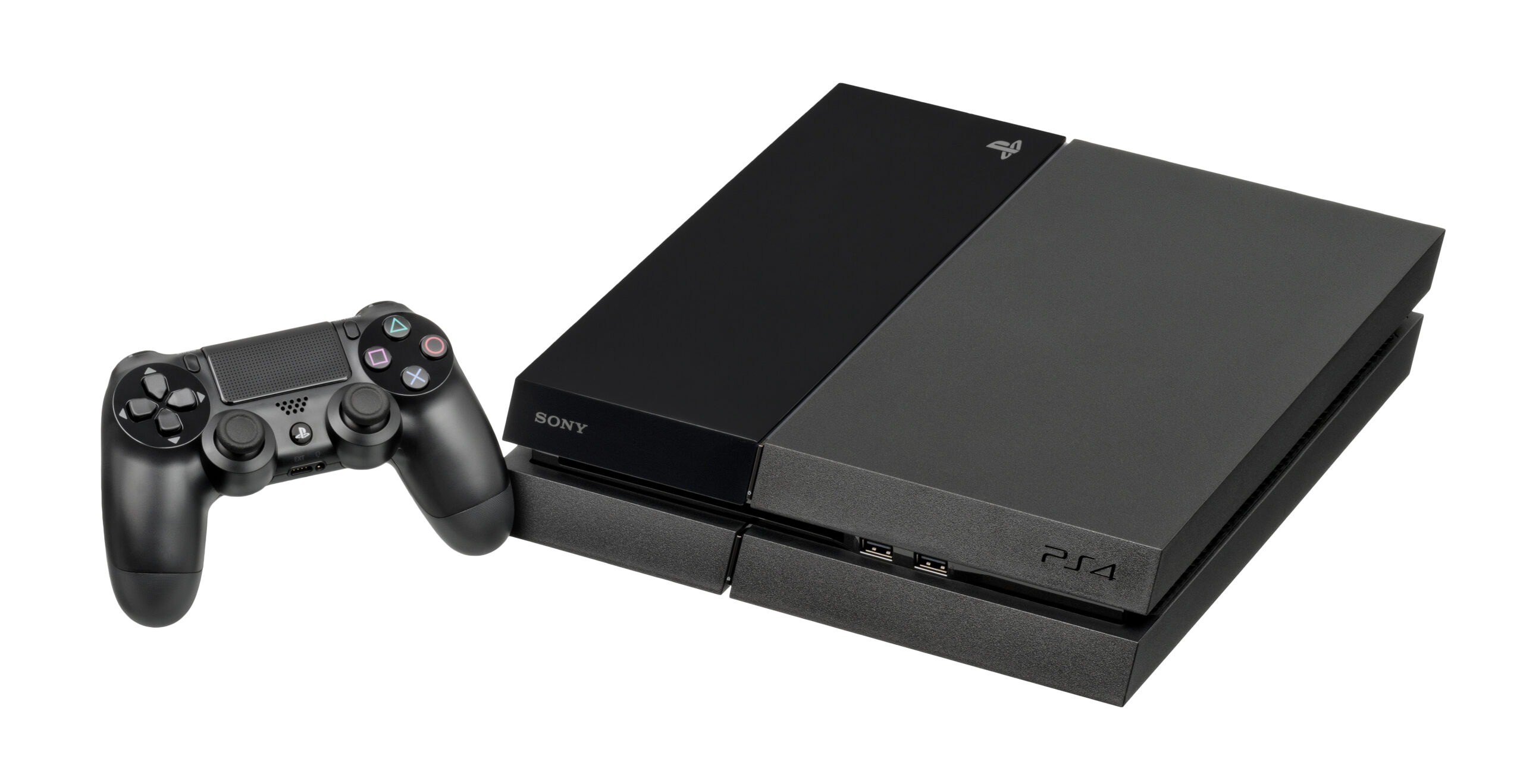 Sony PlayStation 4 console with DualShock 4 controller