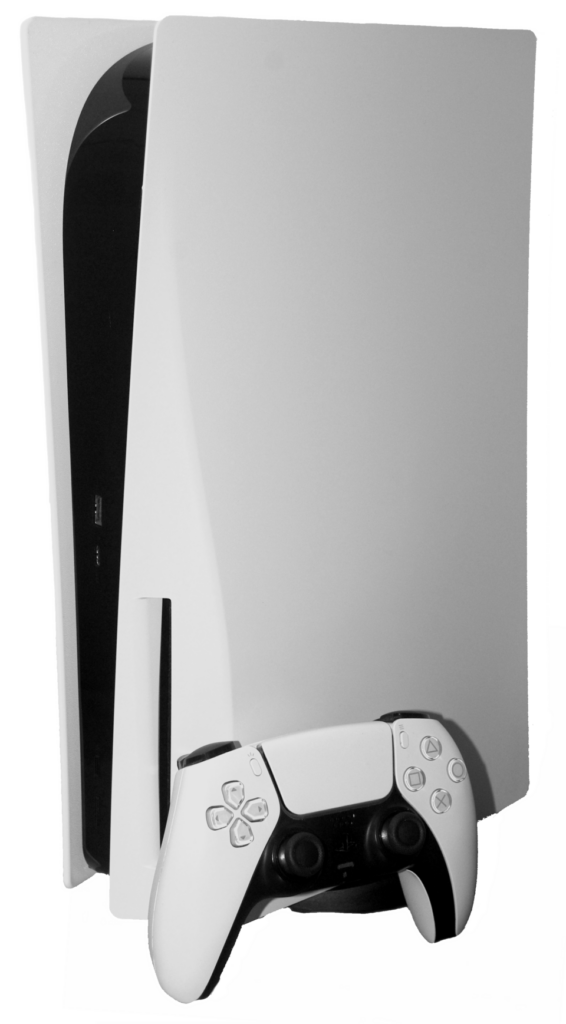 PlayStation 5 with DualSense controller for PS5 Pro Xbox Series X and gaming PC 2026 comparison