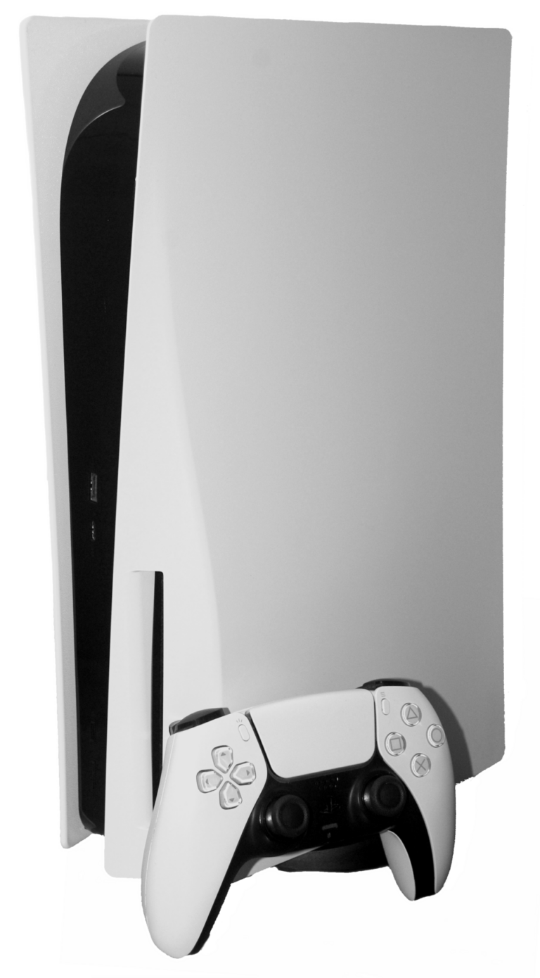 PlayStation 5 with DualSense controller for PS5 Pro Xbox Series X and gaming PC 2026 comparison