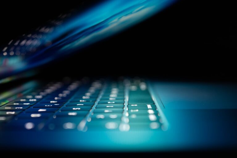Laptop used for secure file handling and privacy-conscious AI workflows