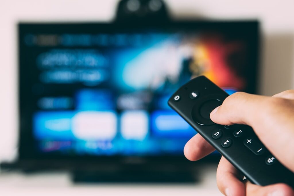 Television used with a streaming media player in a home entertainment setup