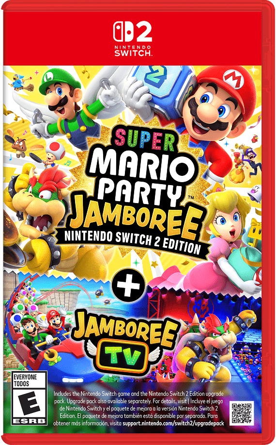 Super Mario Party Jamboree Nintendo Switch 2 Edition plus Jamboree TV box art