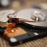 Hard disk drive representing deleted-file recovery and local storage in Windows 11